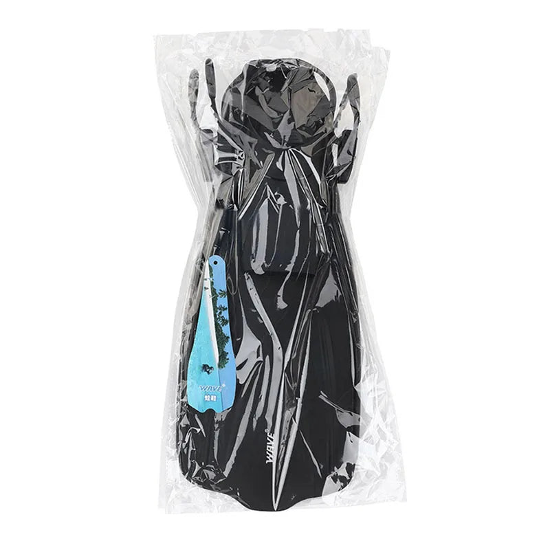 Adjustable Short Snorkel Foot Swimming Flippers Portable Diving Flippers