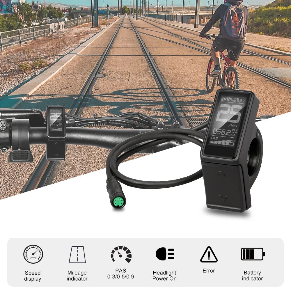 Electric Bicycle DM03 Mini Display 0-9 PAS Speed Indicator