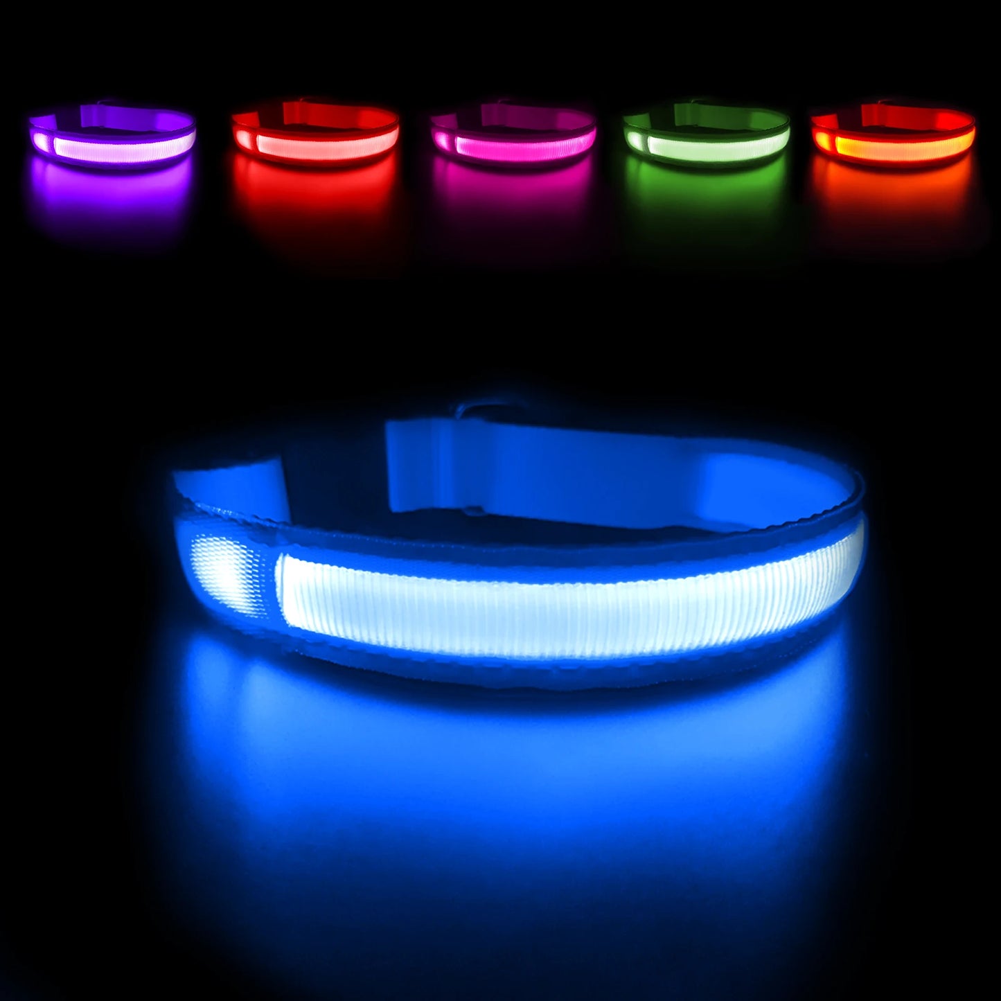 Dog Collar Luminous Waterproof Safety