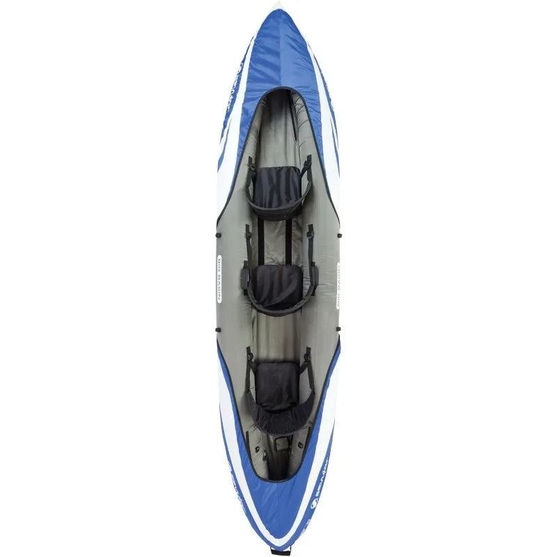 Big Basin 3-Person with Adjustable Seats & Carry Handles, Heavy-Duty PVC Construction for Rugged Use