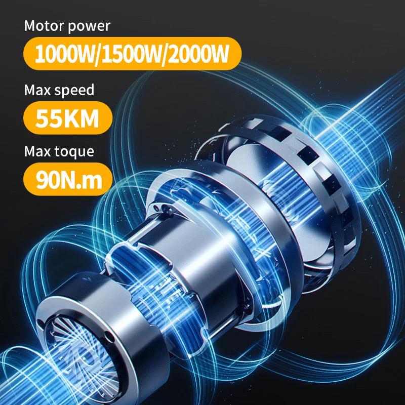 500W 48V 3120Wh Electric Bike All Terrain Full Suspension E-Motorcycle Off-Road