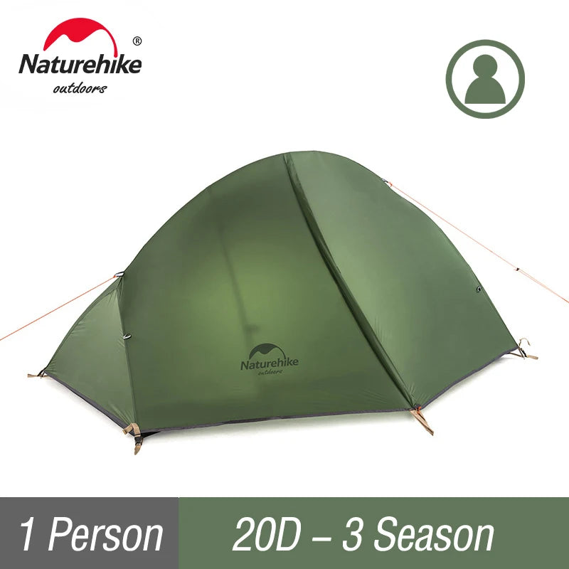 Nature hike Cycling Tent Ultralight 20D Single Person