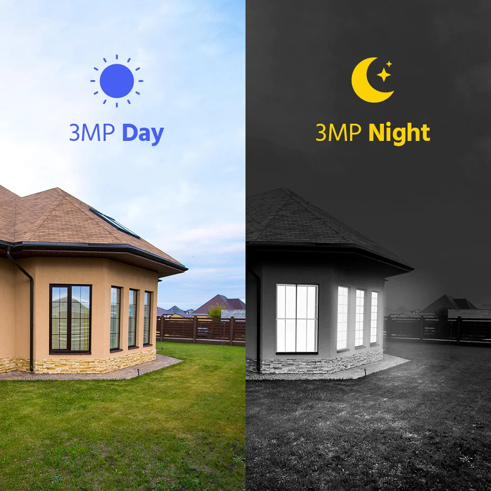 Home WiFi Surveillance Camera IP H.265 Audio Recording Weatherproof Night Vision