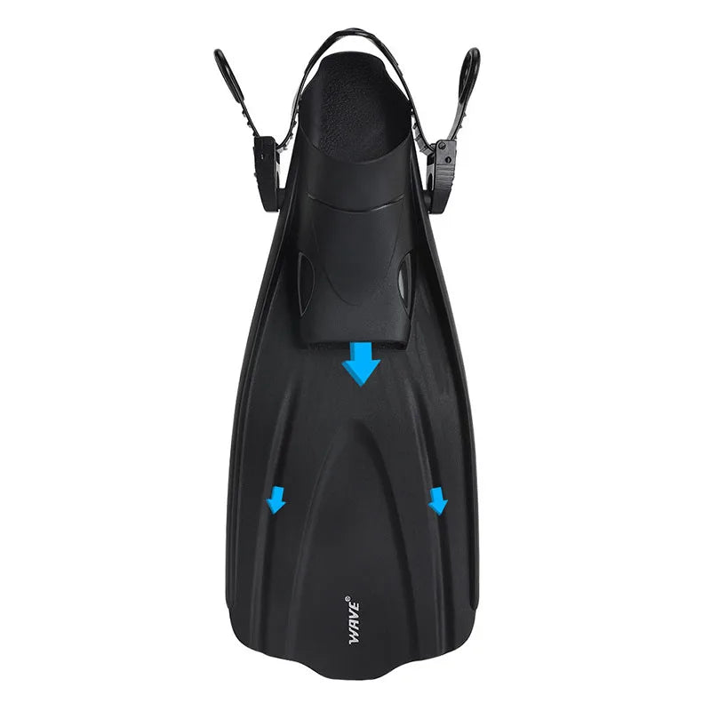 Adjustable Short Snorkel Foot Swimming Flippers Portable Diving Flippers