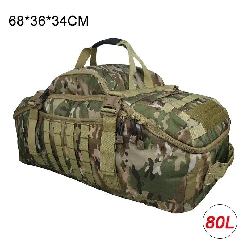 40L 60L 80L Travel Bag Molle Tactical Backpack