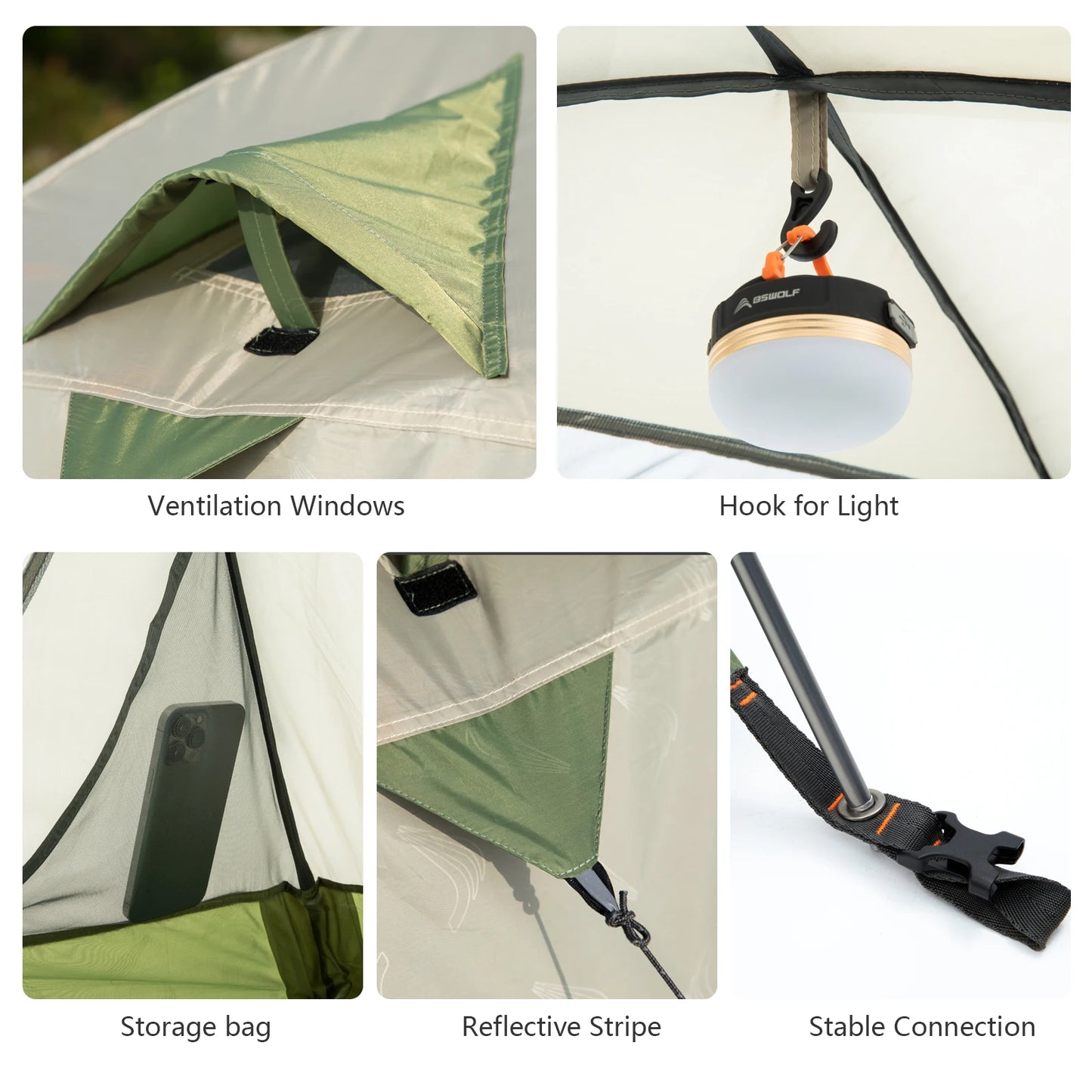 Ultralight Outdoor Camping Tent 2 Person Double Layer Waterproof