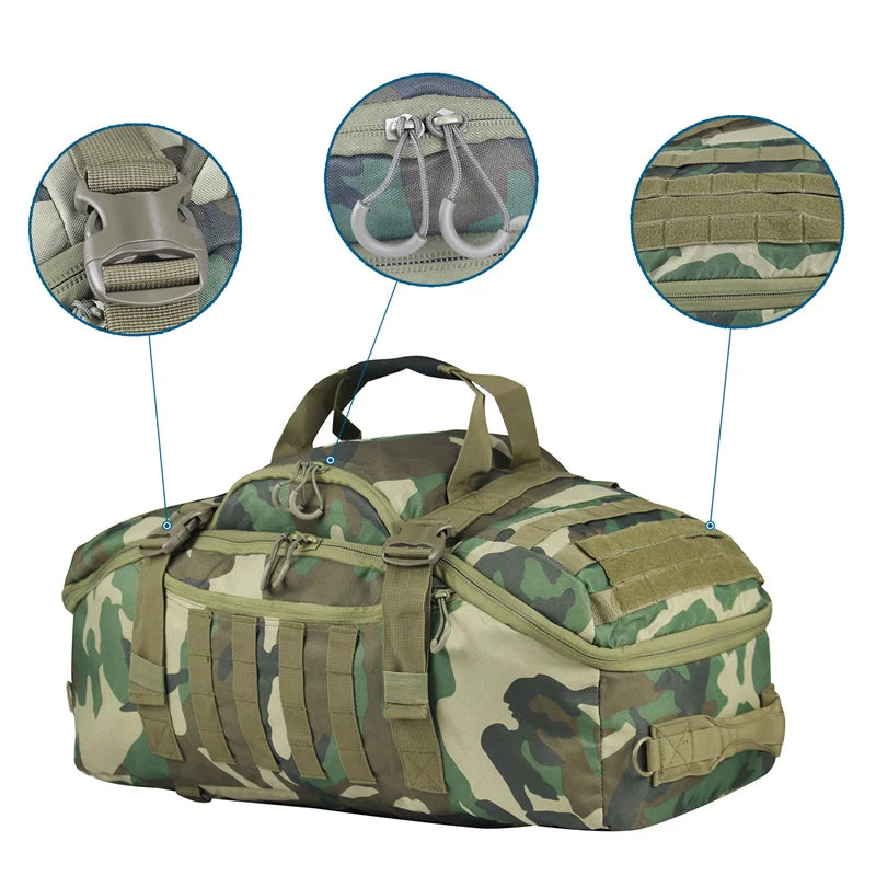 40L 60L 80L Travel Bag Molle Tactical Backpack