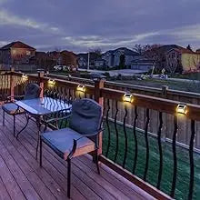 Solar Lights for Steps Deck Solar Outdoor Waterproof Stainless Steel LED