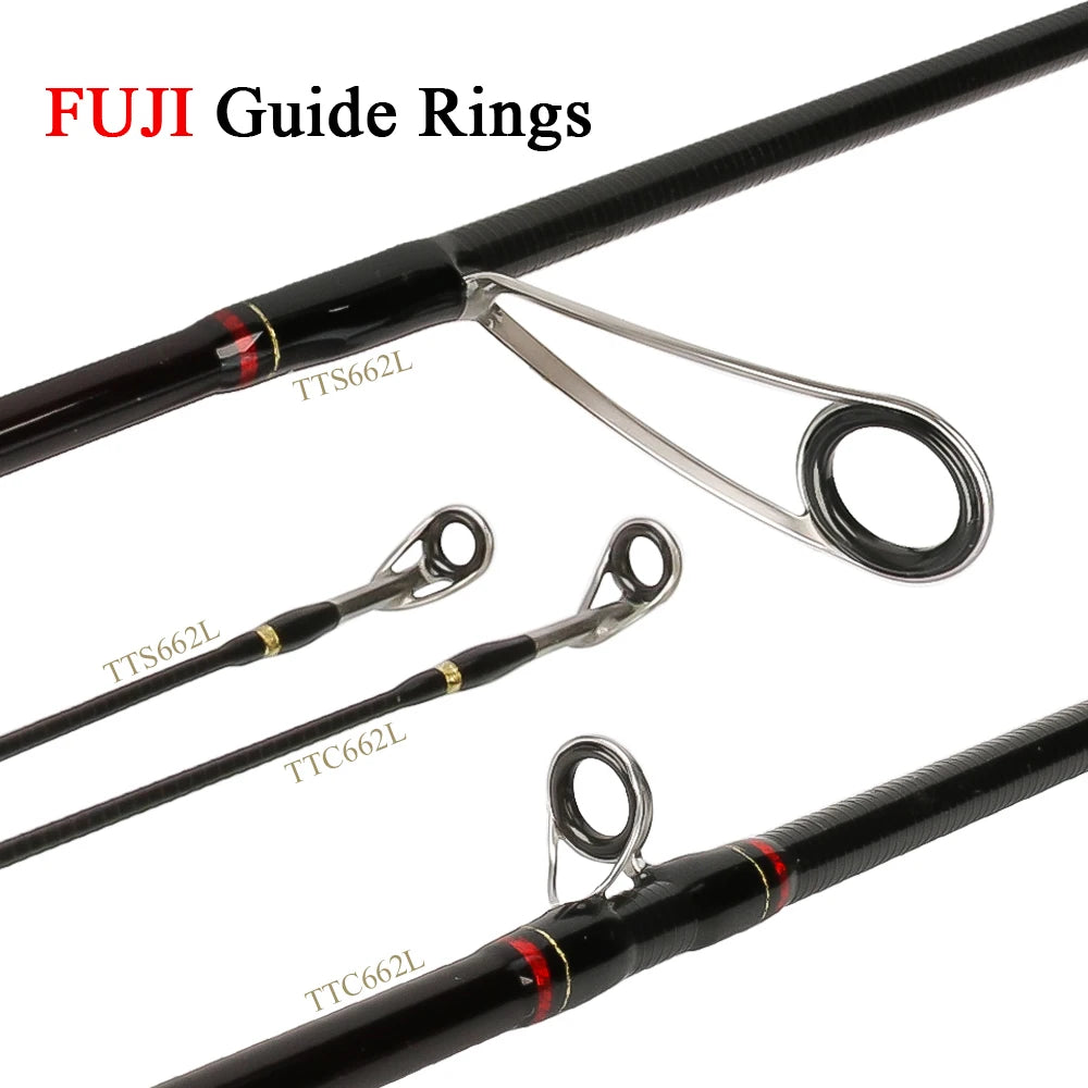 Baitcasting Casting Spinning Fishing Rod Soft Pole Cane Stick Carbon