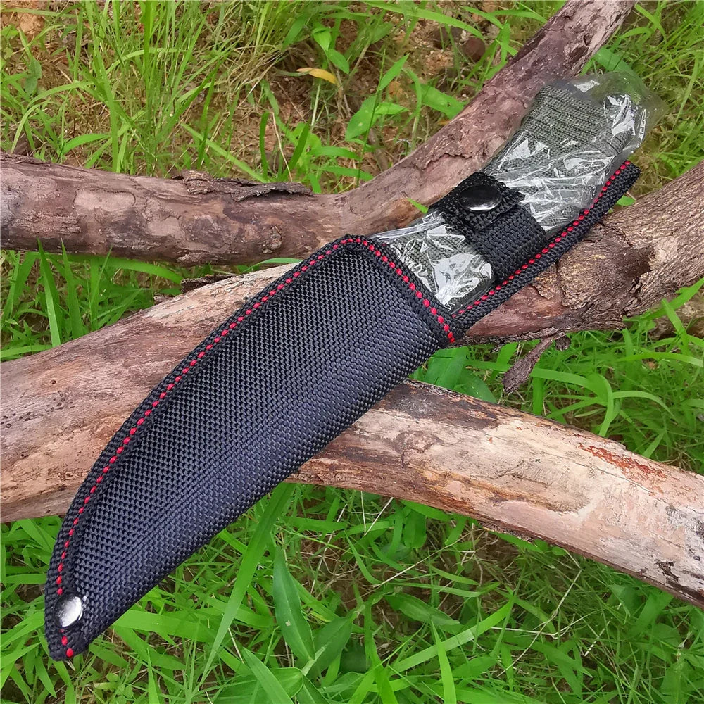 Straps Non-slip Stainless Steel Fixed Blade, Sharp and Durable, Outdoor Portable Knife