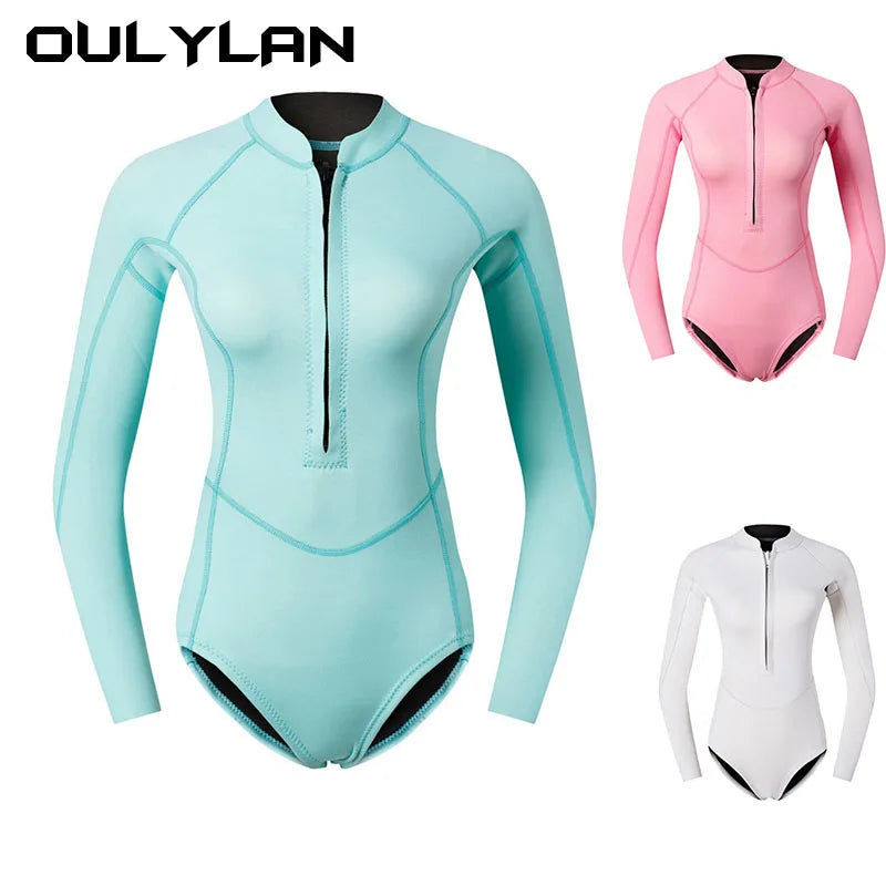 Women's 2MM Neoprene Snorkeling Wetsuits Keep Warm Scuba