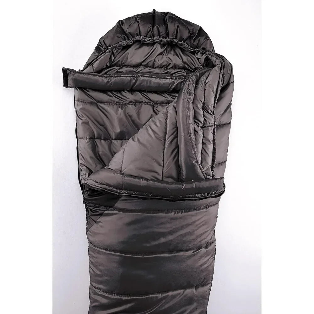 Sleeping Bag for Camping for Big & Tall No-Snag Zipper