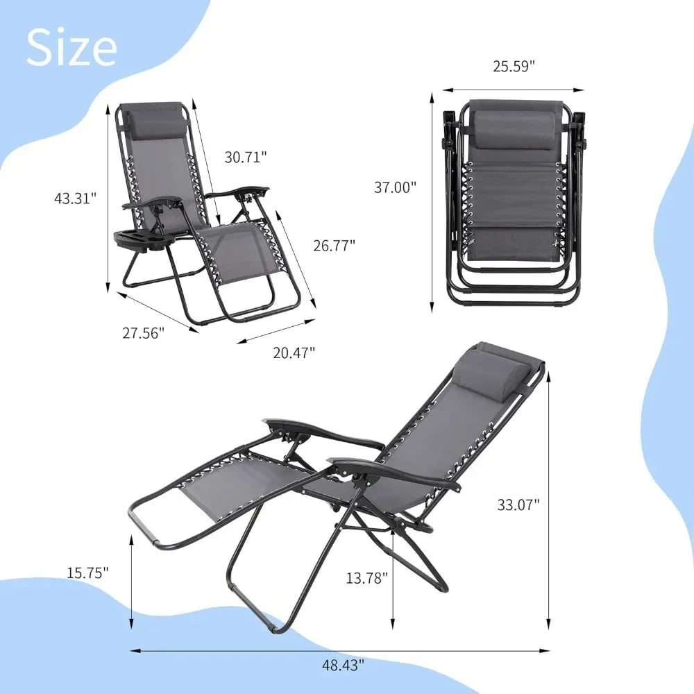 Outdoor Terrace Gamer Folding Camping Chairs