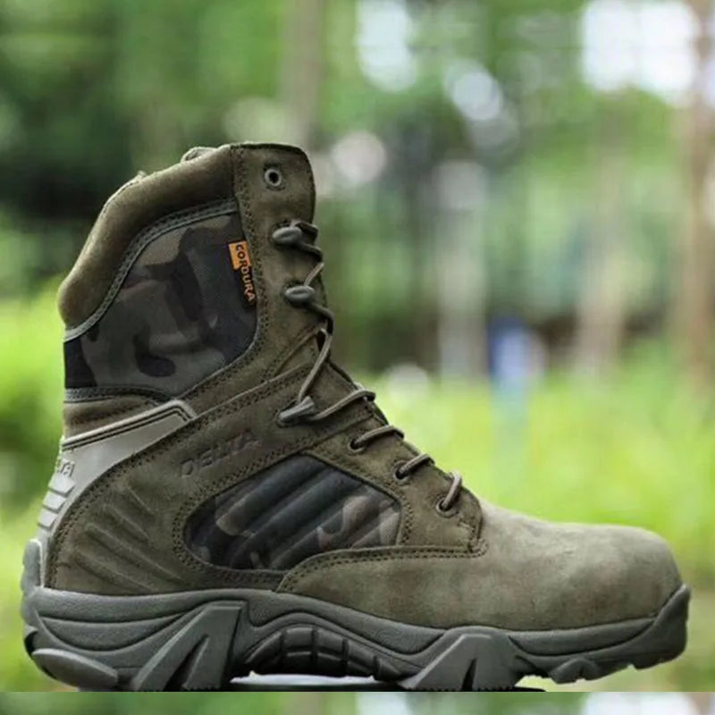 Climbing Outdoor Mens Work Safety Boots Camouflage Desert Boots