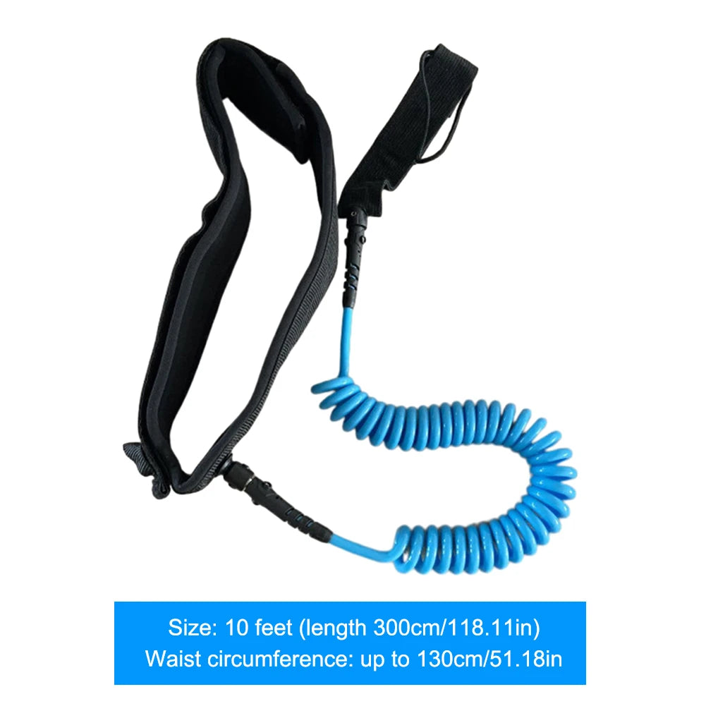 Surfboard Leash Maximum Tensile Length Up To 10 Feet Safety