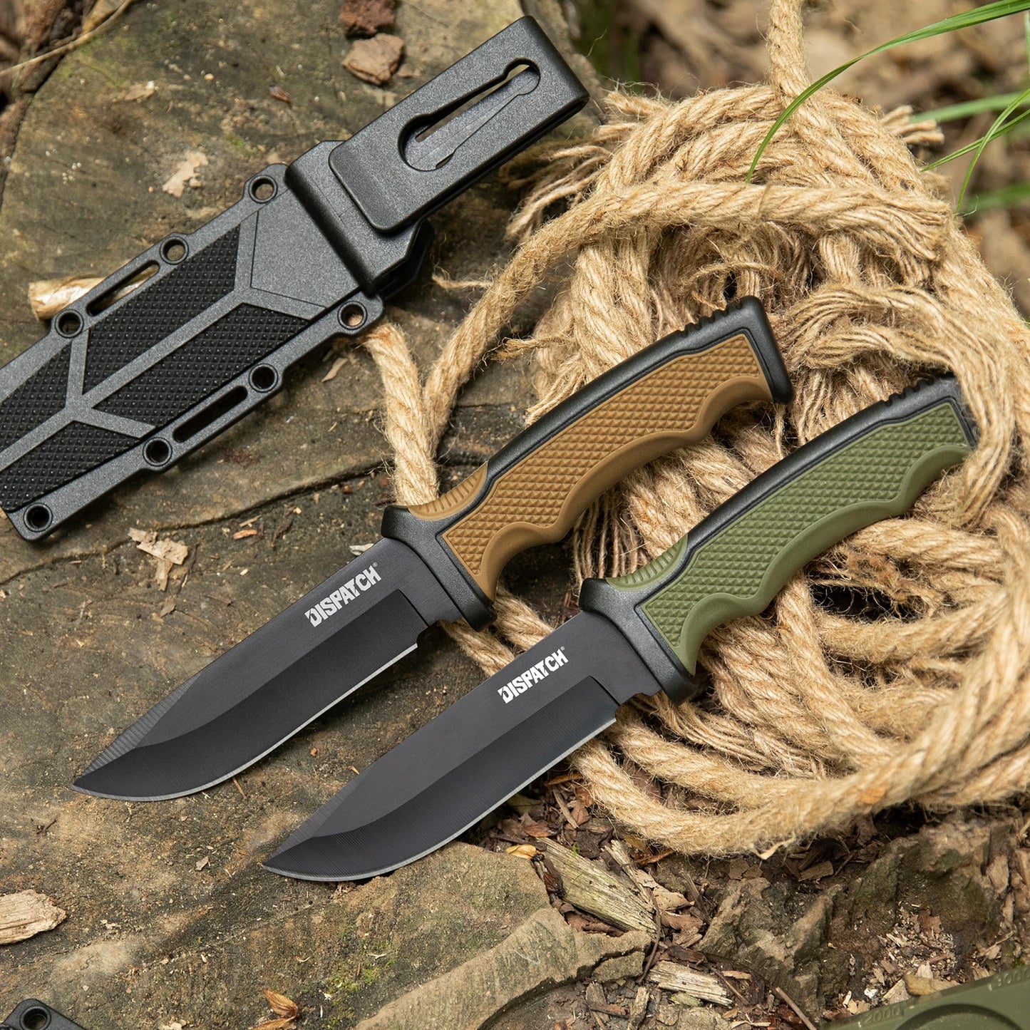 Fixed Blade Knife with Non-slip Handle EDC Tool