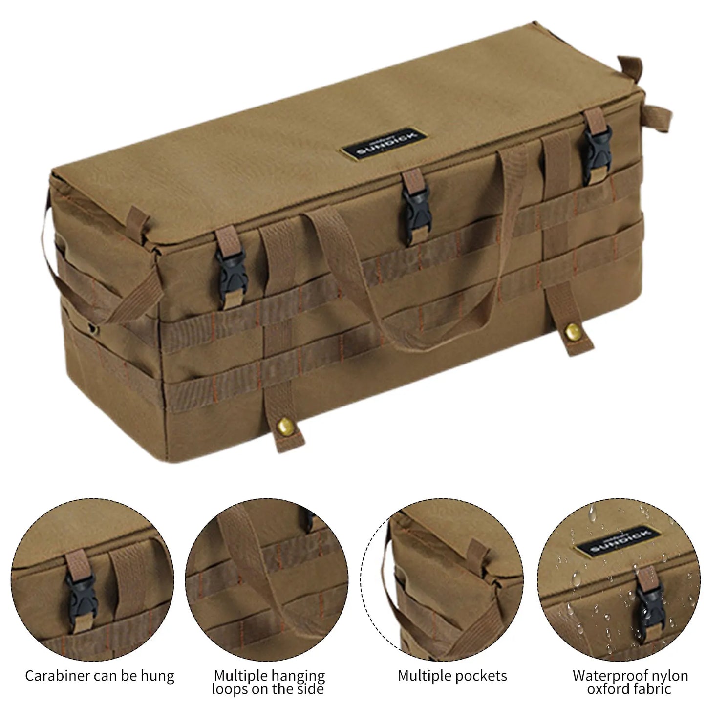 Tactical Molle Hunting Pouch Waterproof Camping Bags Outdoor Equipment