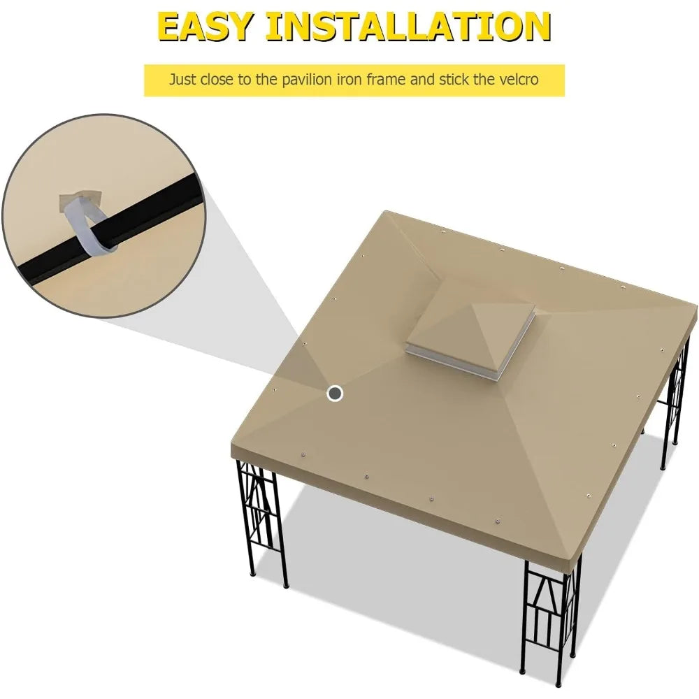 Replacement Canopy Top Cover Only for 10x10 Gazebo