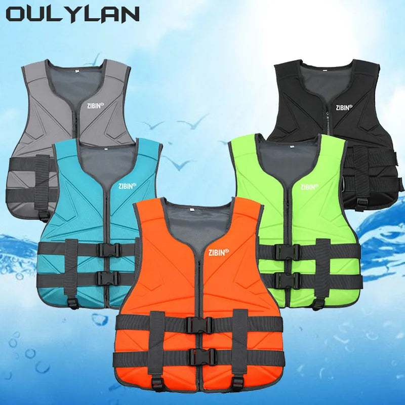 Life Jacket Vest Water Sports Kayaking Surf Drifting for Adult & Children