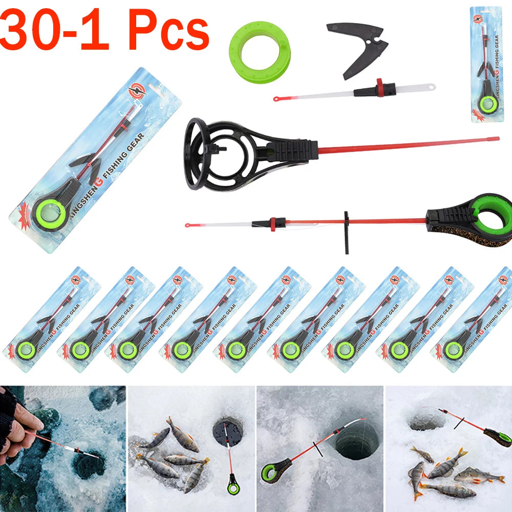 30-1Pc Ice Fishing Rod Portable Winter Ice Fishing Pole