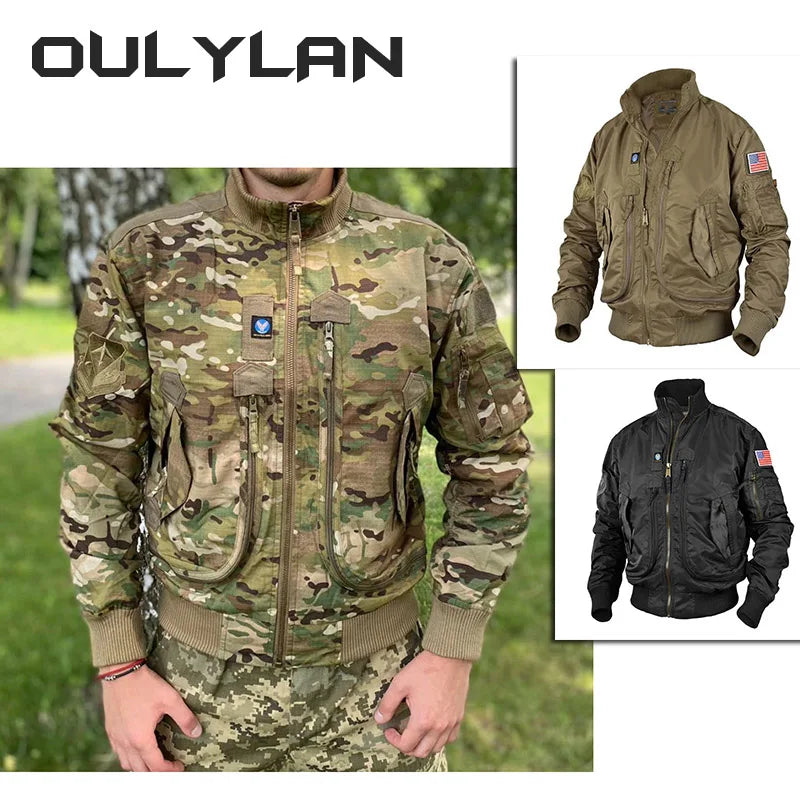 2024 Tactical Jackets Stand-collar Outwear