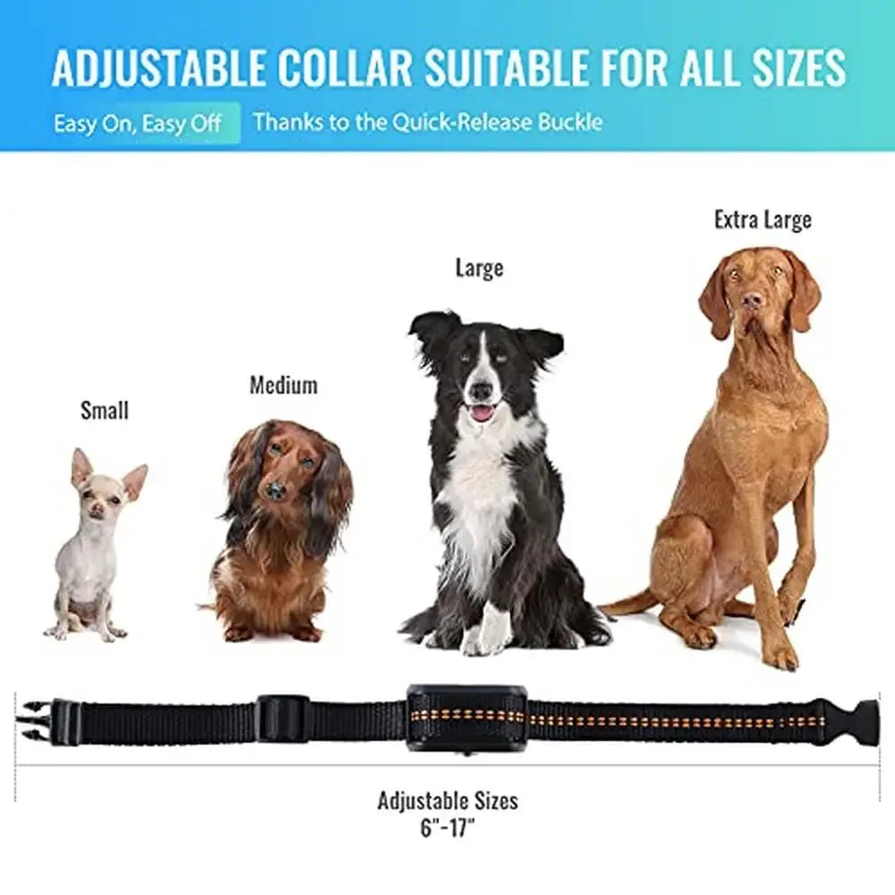 Adjustable Wireless Pet Barrier with Rechargeable Shock Collar