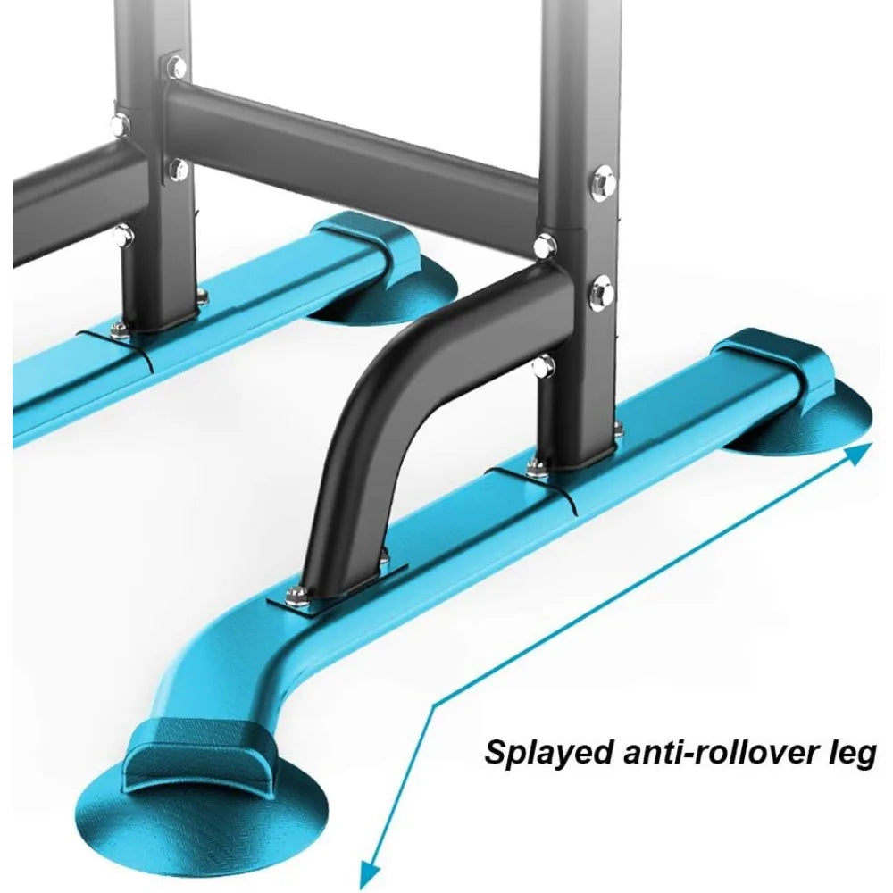 Power Tower Dip Station Pull Up Bar for Home Gym Adjustable Height