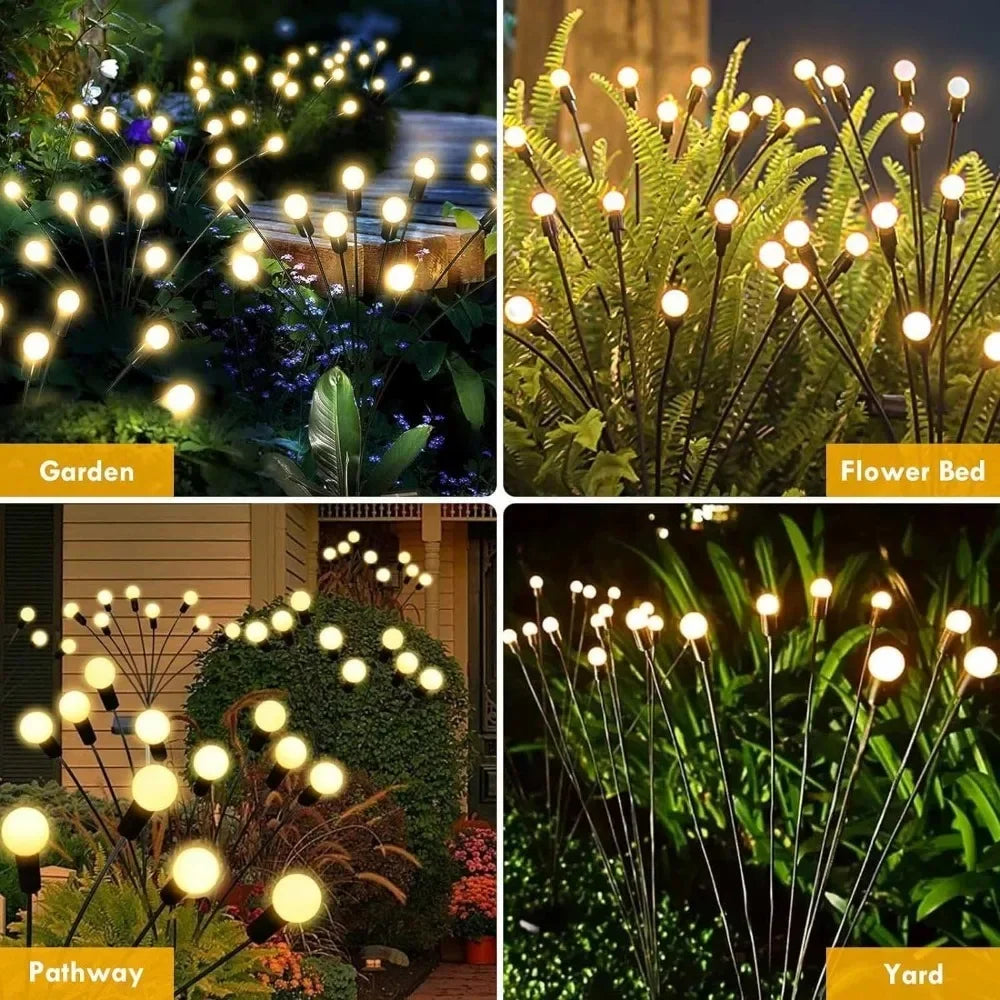 8 LED Waterproof Swing Solar Outdoor Lights