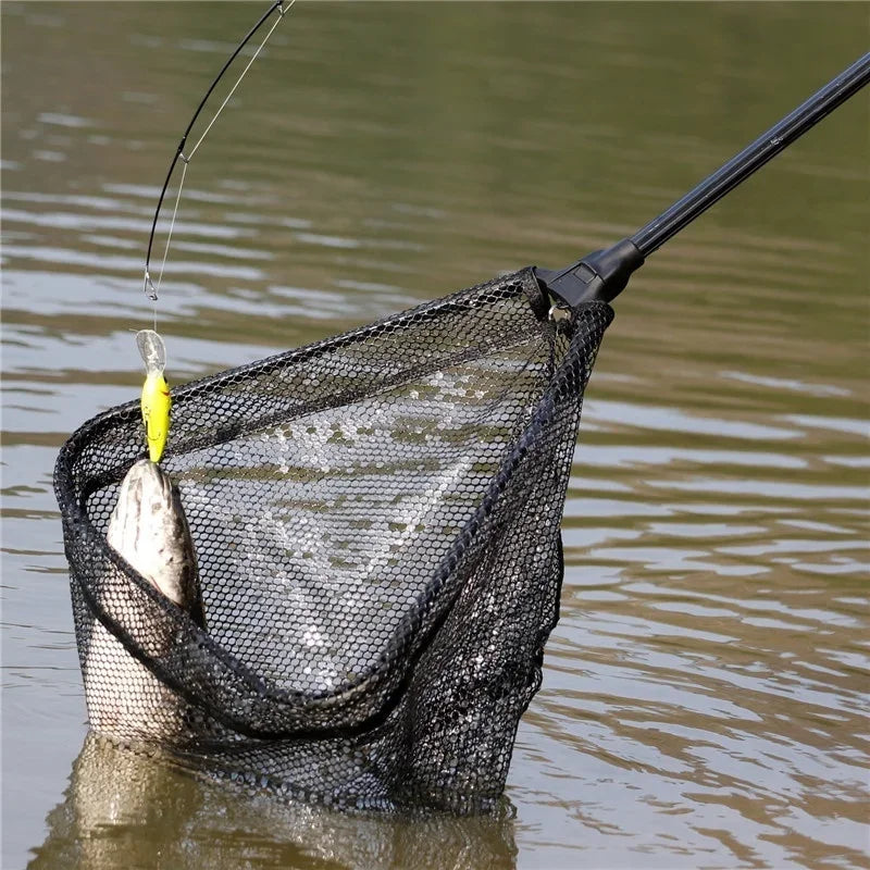 Folding Fishing Brail Net Telescopic Landing Net Scoop