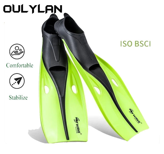 Diving Fins Training Mono Full Pocket Swimming Snorkeling