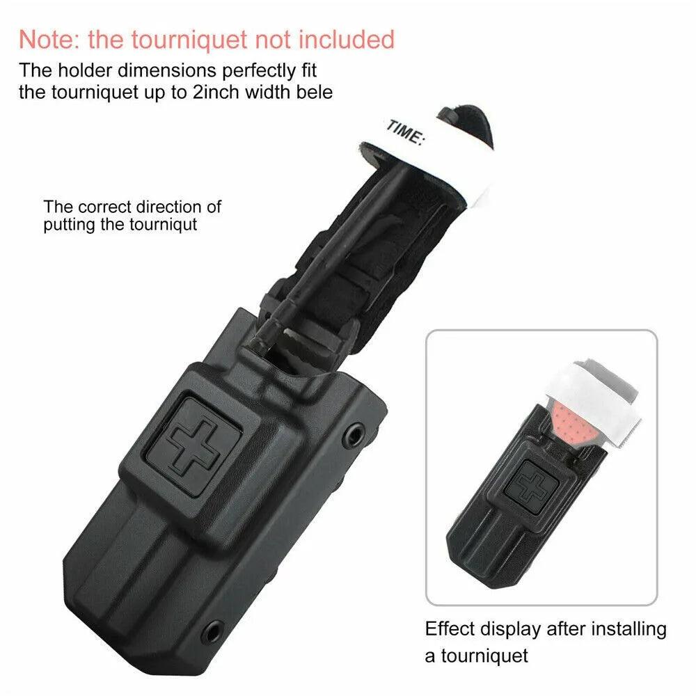 Tourniquet Black Case Holder Holster Box Bag Emergency Equipment