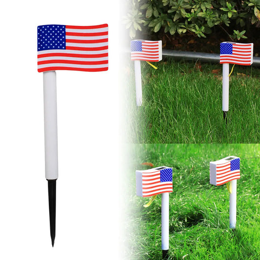 America Flag Solar Light Independence Day Decorative Light