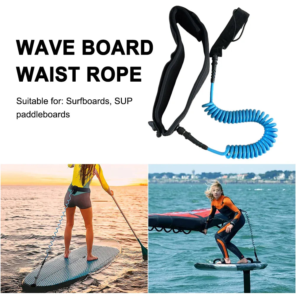 Surfboard Leash Maximum Tensile Length Up To 10 Feet Safety