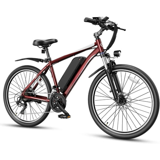 Electric Mountain Bike with 26" Wheel 450Wh Removable Battery