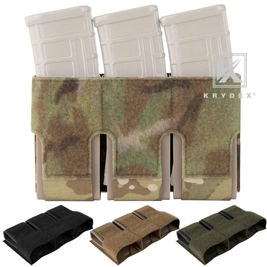 5.56 Magazine Pouch M4 AR15 Mag Front Flap Hook and Loop Insert Hunting Vest Gear