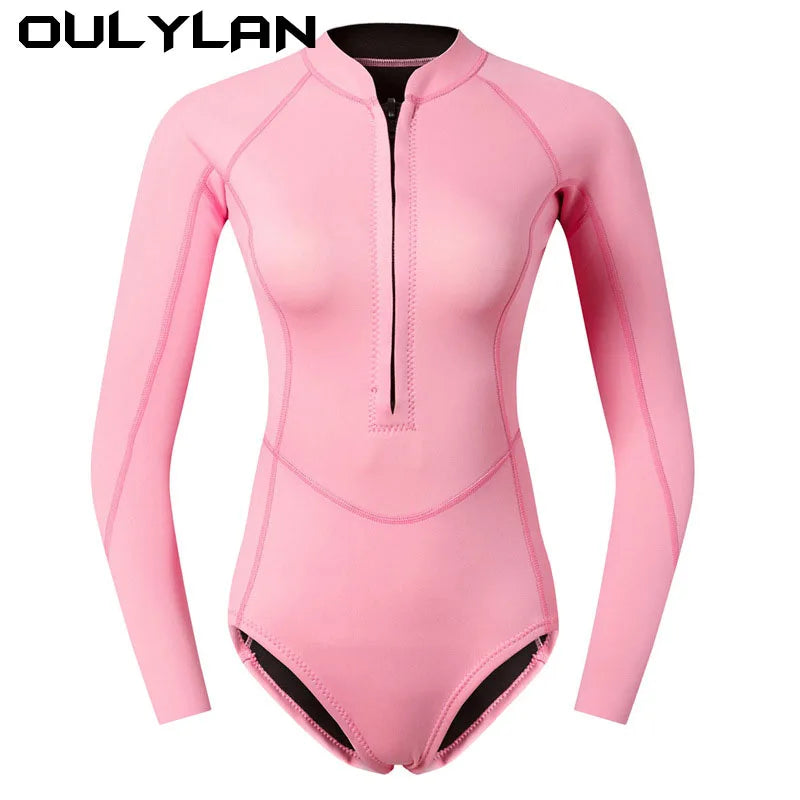 Women's 2MM Neoprene Snorkeling Wetsuits Keep Warm Scuba