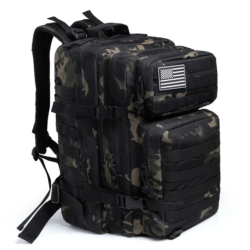 Outdoor Tactical Backpacks 45L Large For Outdoor Trekking Camping Backpack