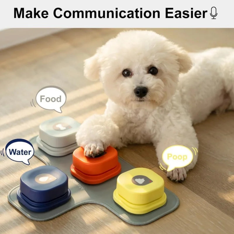 Dog Button Record Talking Pet Communication Vocal Training Interactive