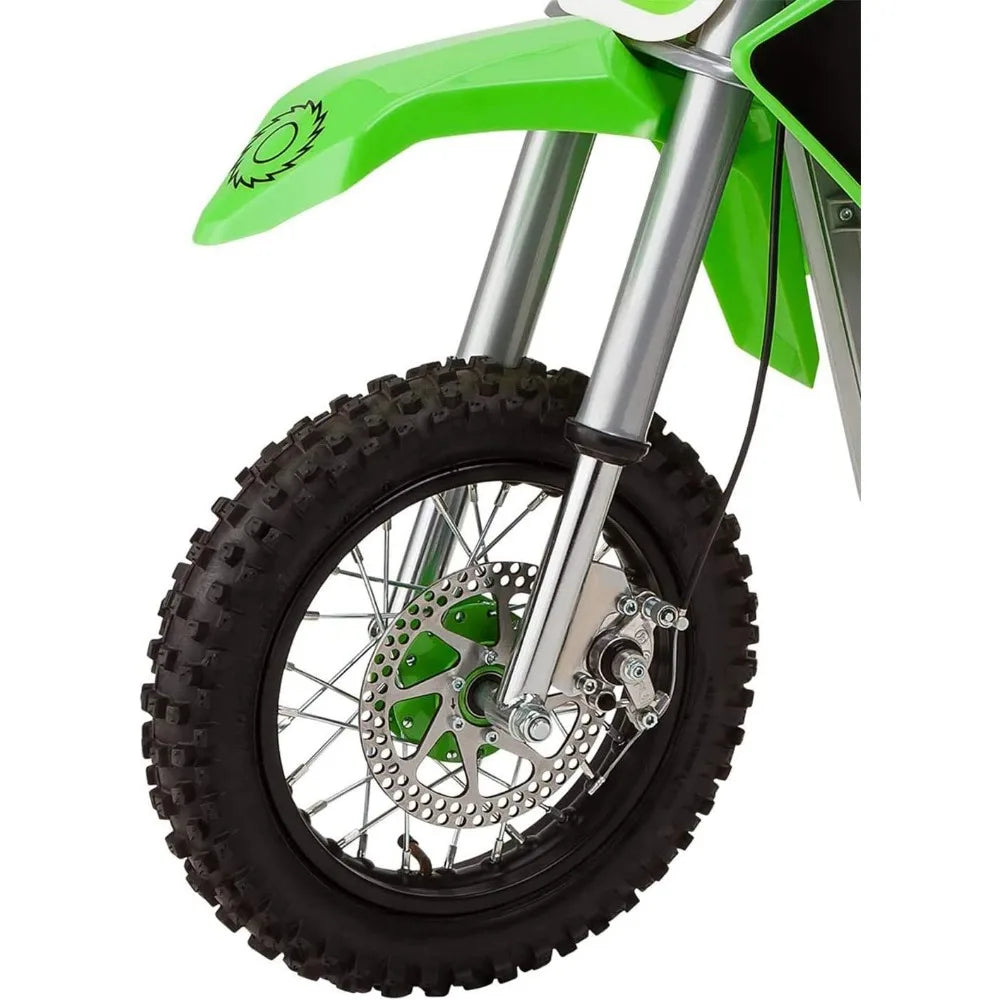 Dirt Rocket Electric-Powered Dirt Bike with Authentic Motocross Dirt Bike Geometry