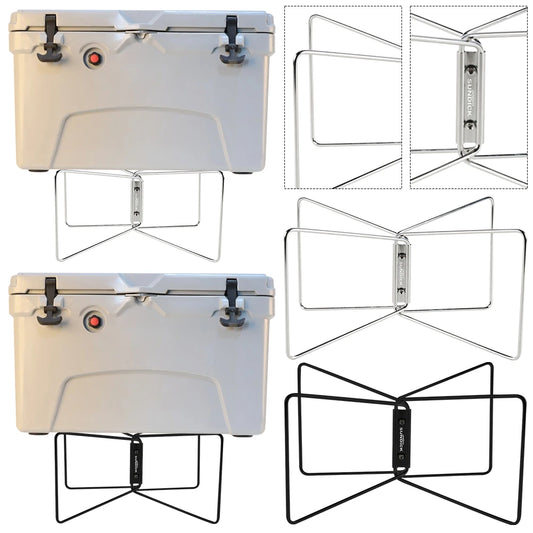 Ice Box Holder Stainless Steel Bucket Support Cooler Holder Leg