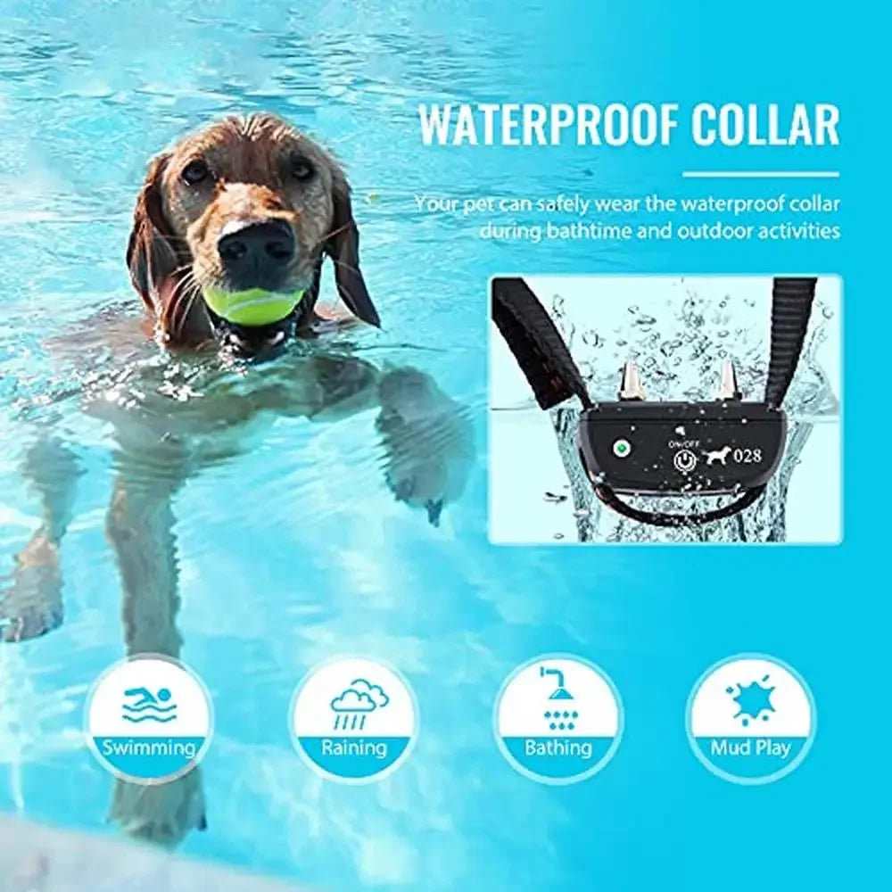 Adjustable Wireless Pet Barrier with Rechargeable Shock Collar