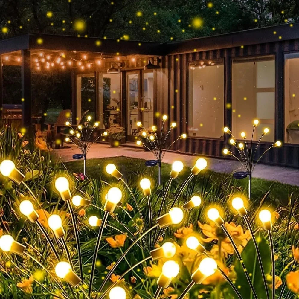 8 LED Waterproof Swing Solar Outdoor Lights