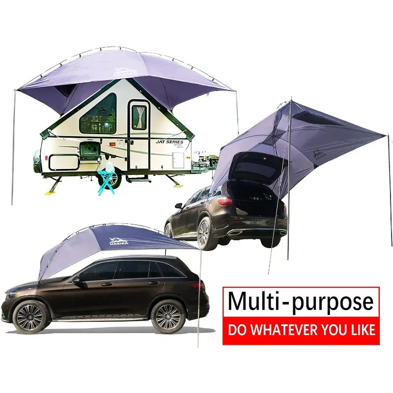 Versatility Camping Tent for Truck Bed, SUV RVing, Van, Trailer and Overlanding