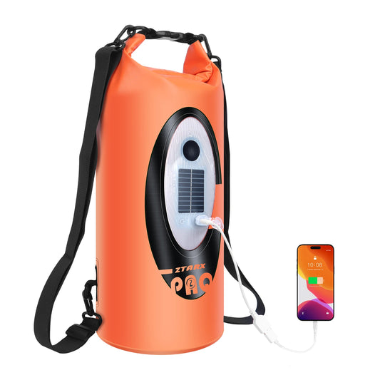 Solar/Battery Powered Waterproof Backpack Outdoor with Bluetooth Speaker