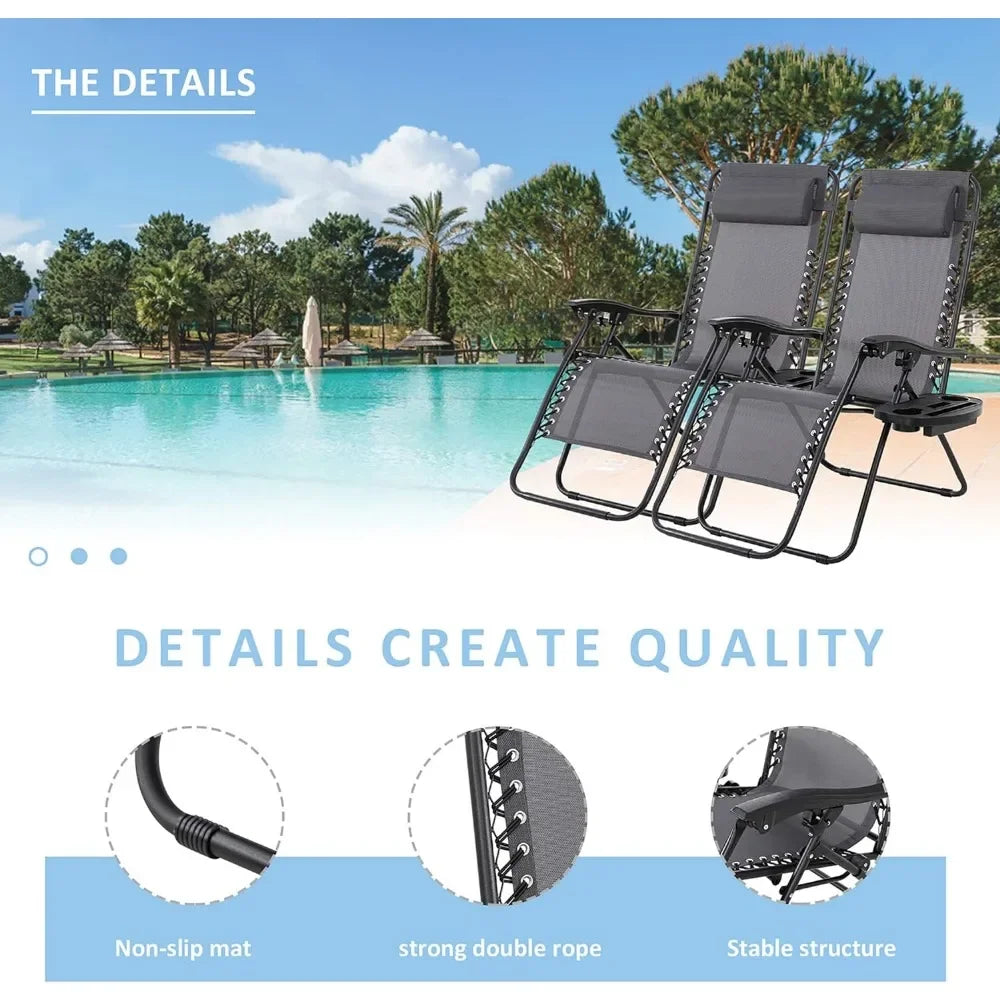 Outdoor Terrace Gamer Folding Camping Chairs