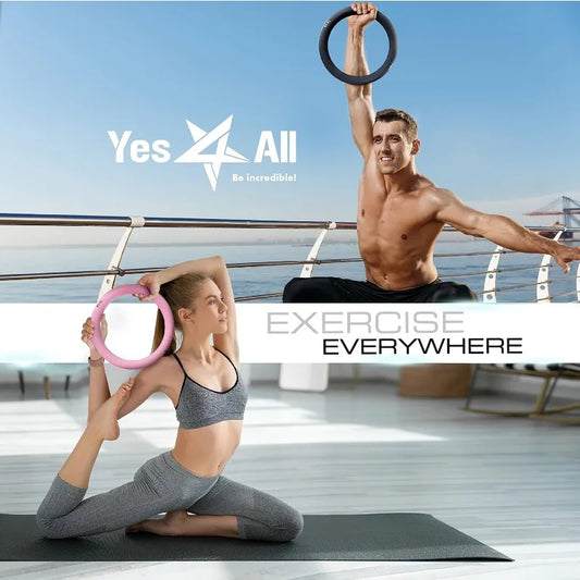 Yes4All Power Ring 10lbs, Kettlebell for Yoga Exercise, Aerobics, Home Fitness, Core Training