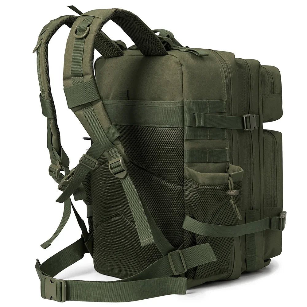 Military Tactical Backpack, Army Bag, Hunting, Outdoor, Hiking, Rucksack Witch Bottle Holder