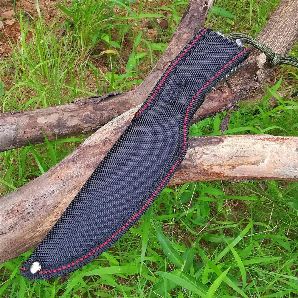 Straps Non-slip Stainless Steel Fixed Blade, Sharp and Durable, Outdoor Portable Knife