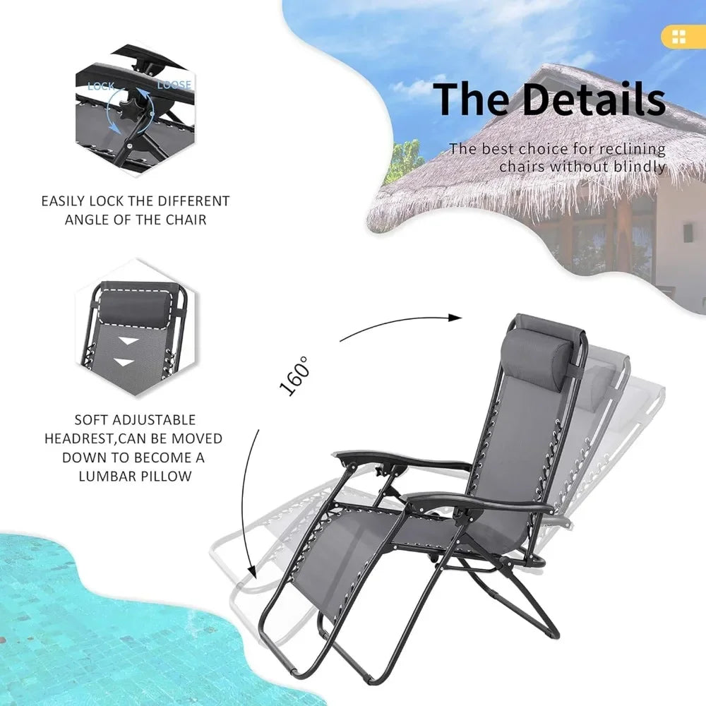 Outdoor Terrace Gamer Folding Camping Chairs